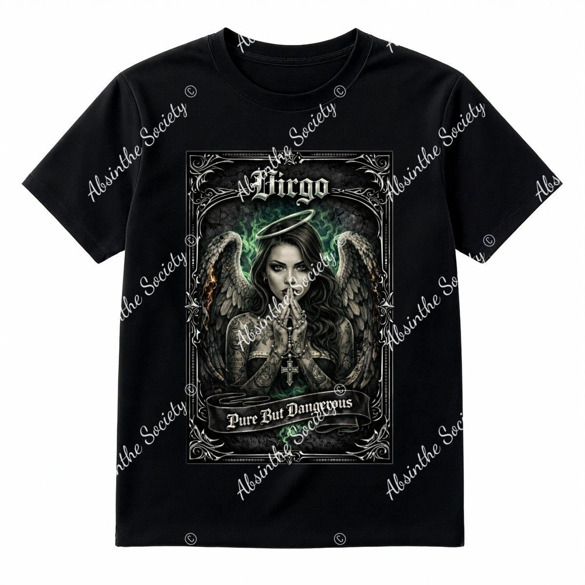 Virgo - Pure but Dangerous T-Shirt Printed in USA