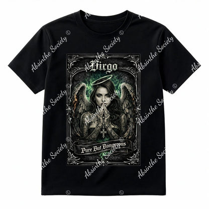 Virgo - Pure but Dangerous T-Shirt Printed in USA