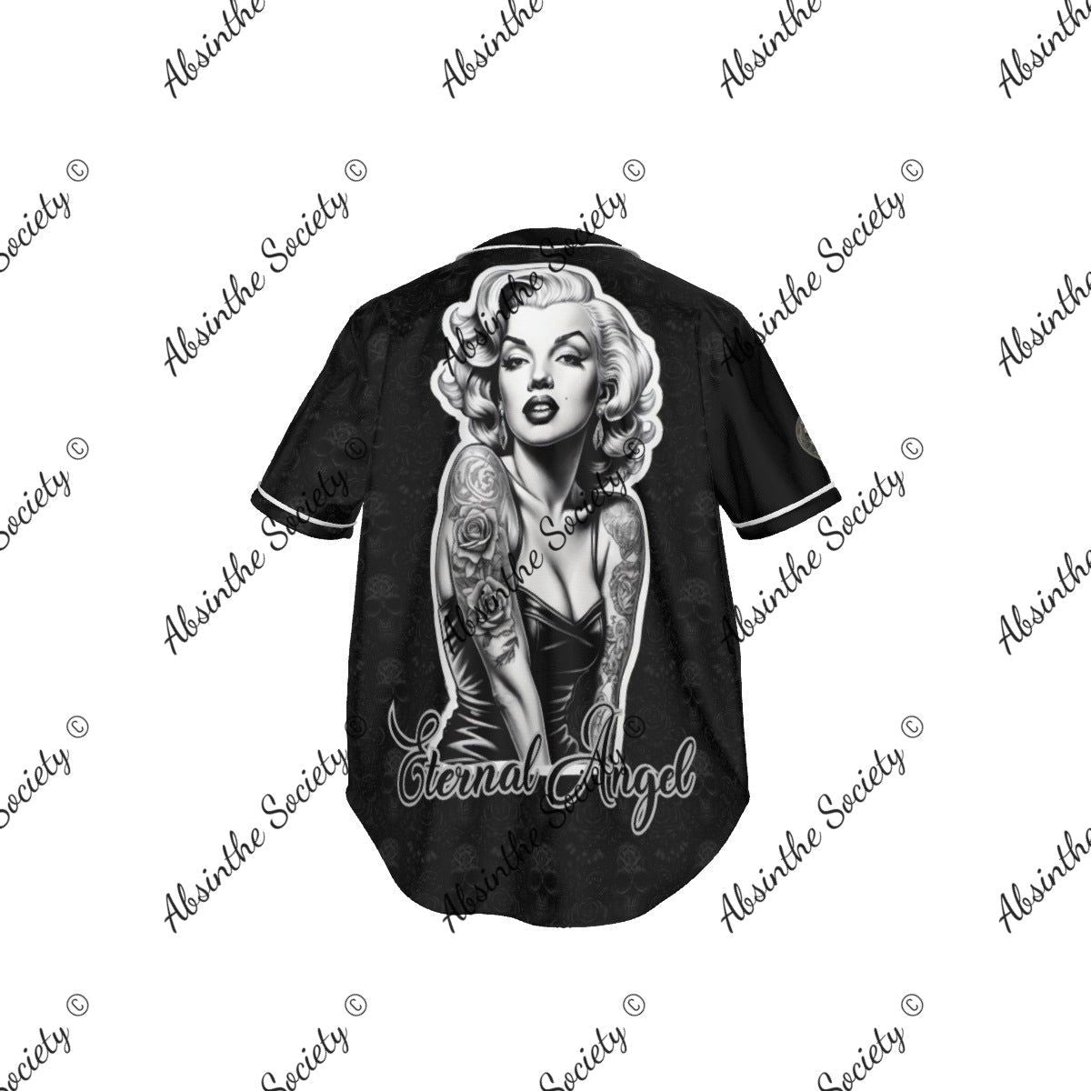 Eternal Angel with Chest Shield - Baseball Jersey