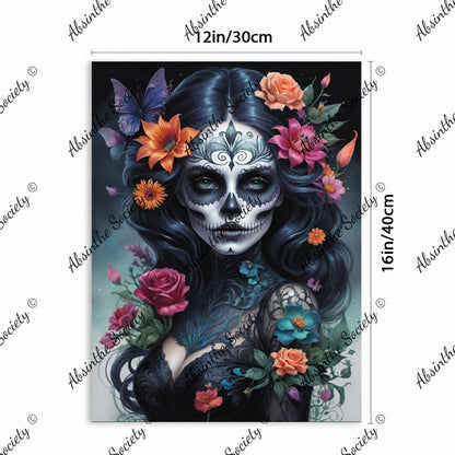 La Sangre | Framed Canvas Wall Art | Dark Chicana Gothic Home Décor