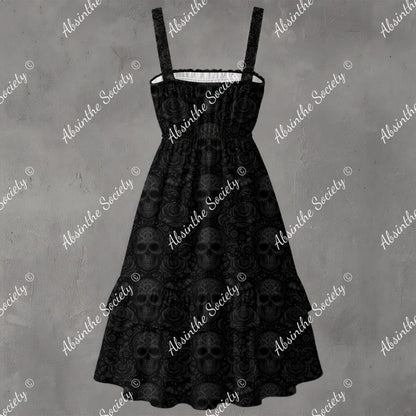 Enchanted Abyss - Ruffle Hem Dress
