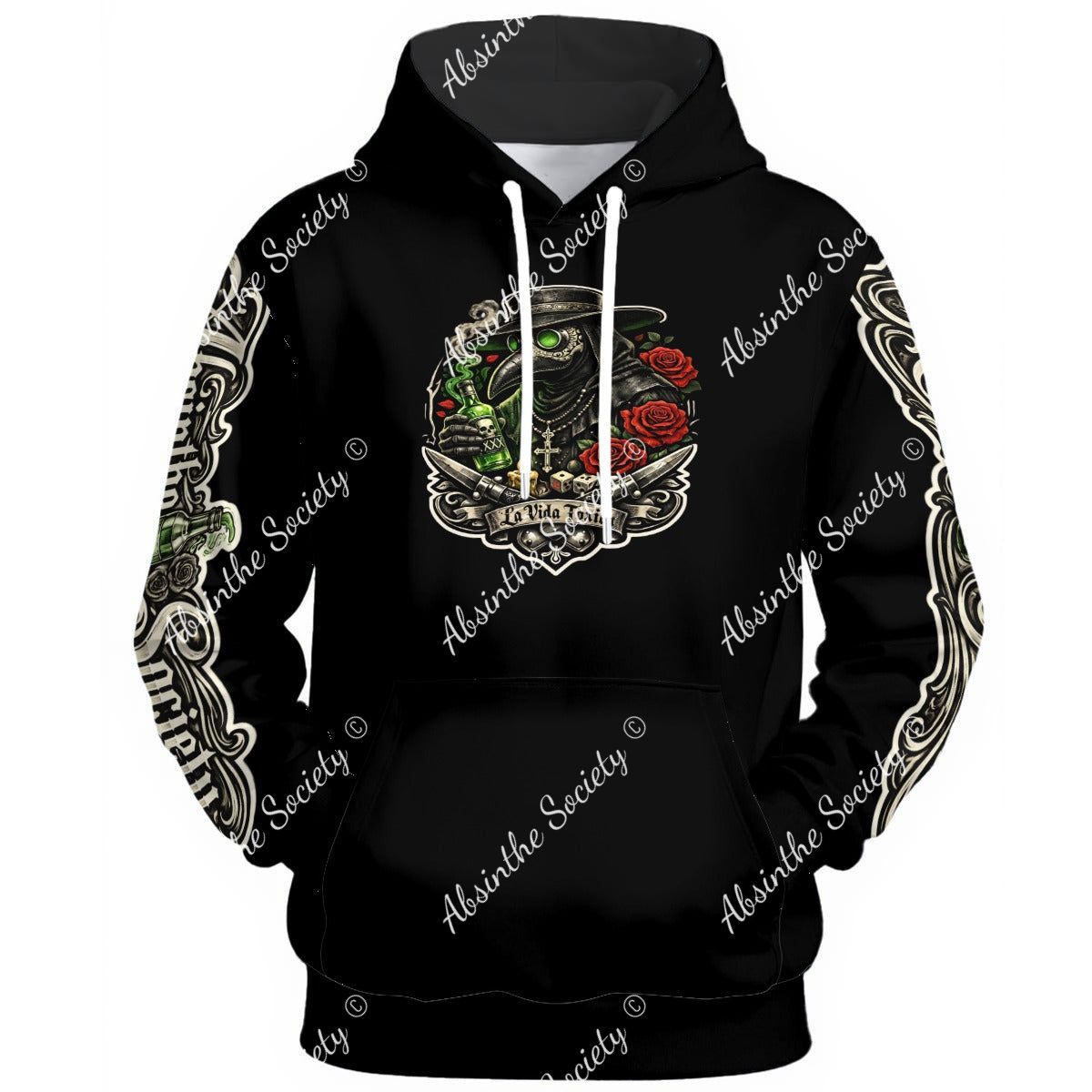 La Vida Toxica - Pareja Toxica - Unisex Pullover Hoodie White