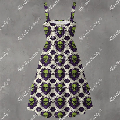 Absinthe Haze - Ruffle Hem Dress