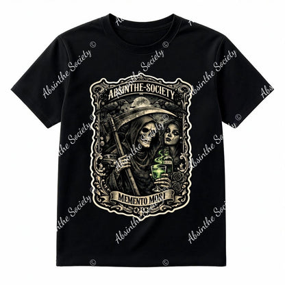 Memento Mori - Absinthe Society T-Shirt Printed in USA