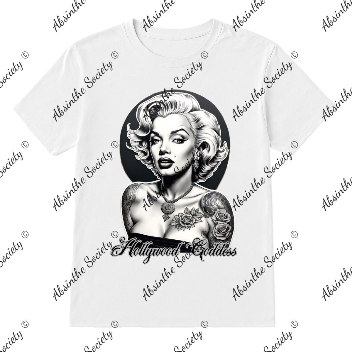 Marilyn Hollywood Goddess- T-Shirt Printed in USA