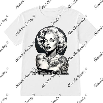 Marilyn Hollywood Goddess- T-Shirt Printed in USA