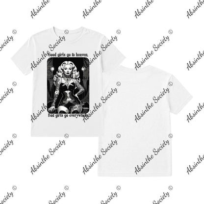 Good Girls/Bad Girls Mae West - T-Shirt Printed in USA White