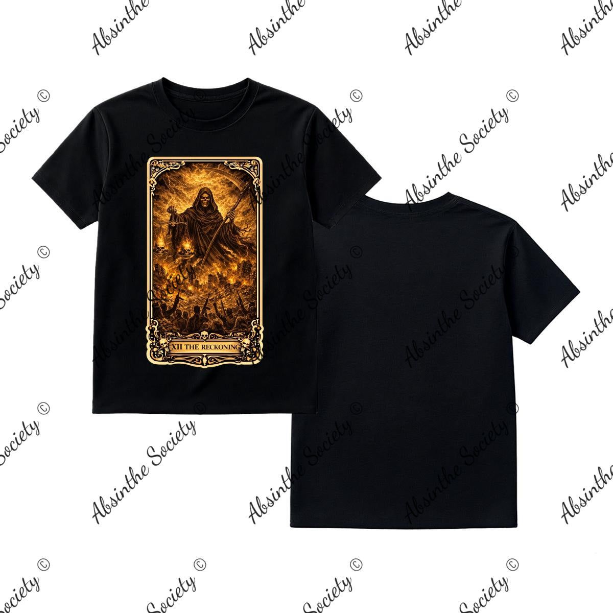 The Reckoning T-Shirt Printed in USA Black