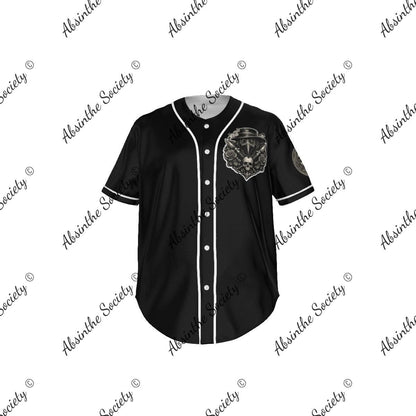 La Vida Toxica - Plague Saint & The Widow Grayscale - Baseball Jersey