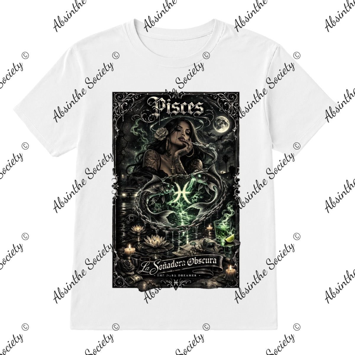 Pisces Dark Dreamer T-Shirt Printed in USA