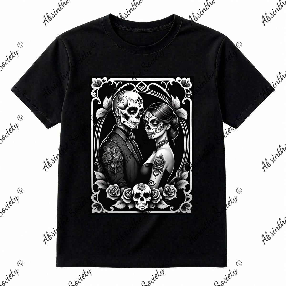 Ghostly Glamor | Unisex T-Shirt | Gildan 5000 | DTF Print | Printed in USA | Absinthe Society