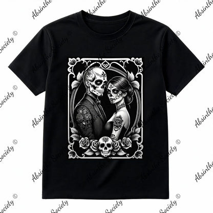 Ghostly Glamor | Unisex T-Shirt | Gildan 5000 | DTF Print | Printed in USA | Absinthe Society