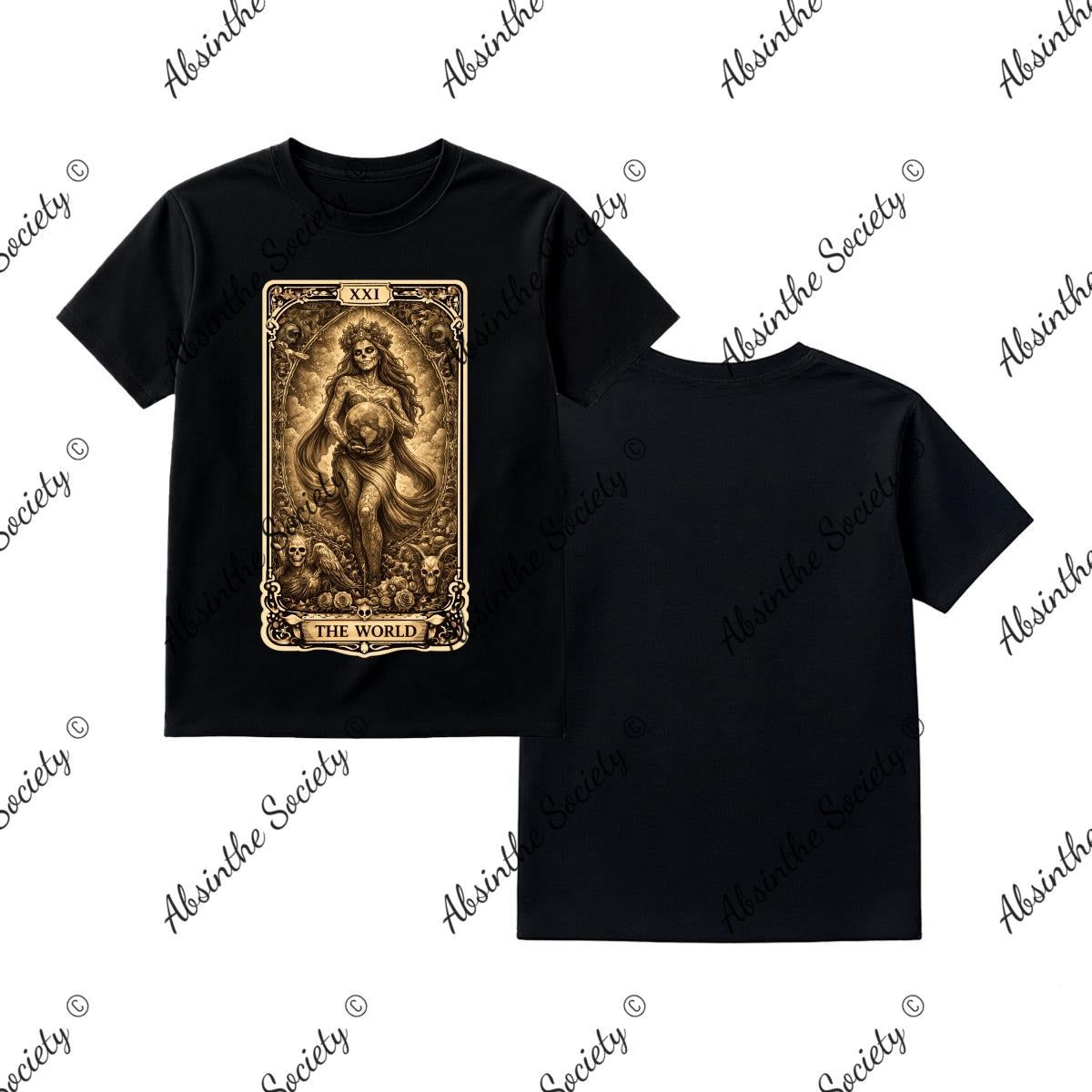 The World T-Shirt Printed in USA Black