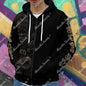 Mi Lindo México Heavy Fleece Zip Up Hoodie - Mexican Pride White