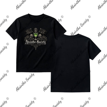 Death by Absinthe - Absinthe Society T-Shirt |Made in USA Black