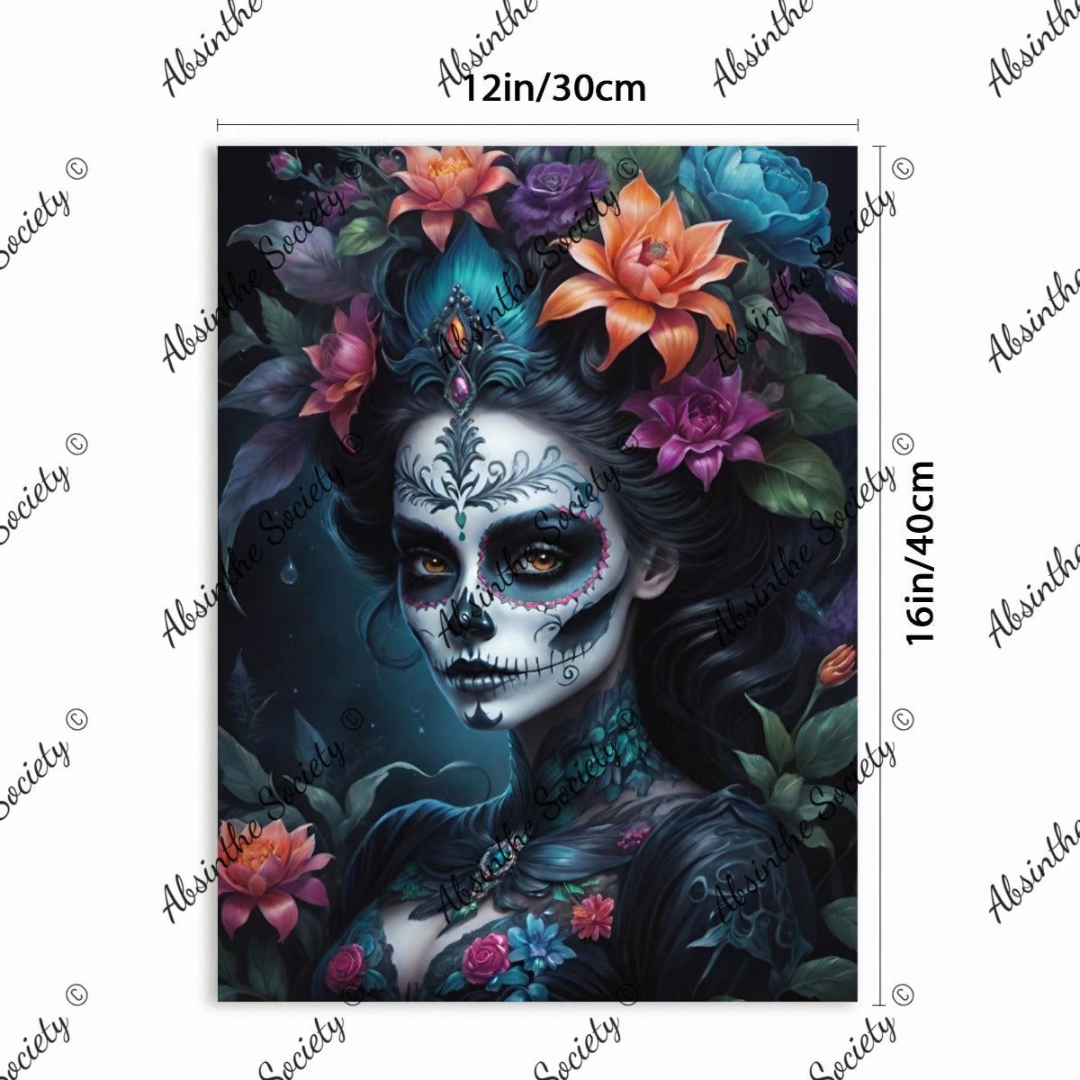 La Bruja | Framed Canvas Wall Art | Dark Chicana Gothic Home Décor