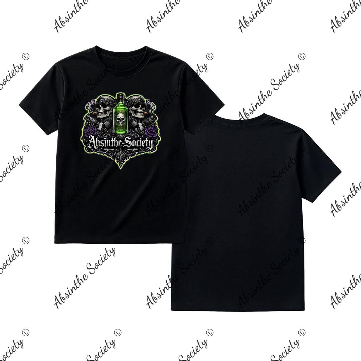 For the Homies T-Shirt | Absinthe Society Black