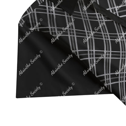 Get Faded | Black & Silver Fade Short-Sleeve Shirt | Dark Chicano Style
