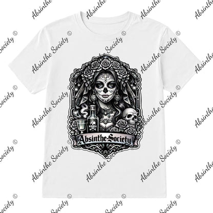 Absinthe Society Catrina - T-Shirt Printed in USA