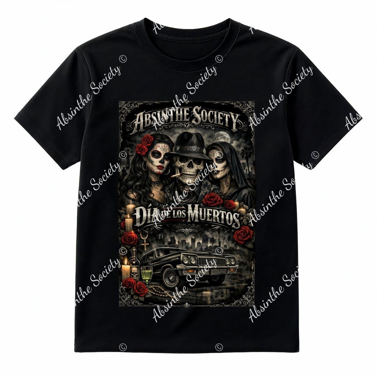 Día de los Muertos Absinthe T-Shirt | Absinthe Society