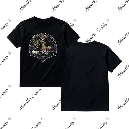 Chingona - Absinthe Society |T-Shirt Made in USA Black