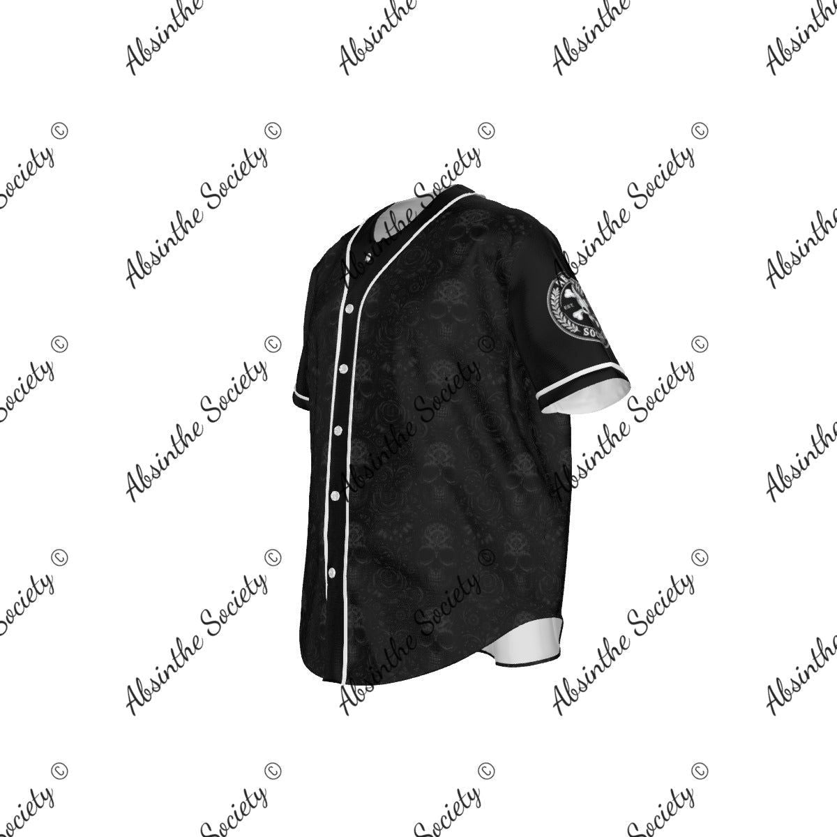 Absinthe-Society -- Moonlit Elegance Baseball Jersey