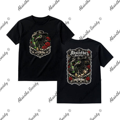 La Vida Toxica - La Pareja - Double Side T-Shirt Printed in USA Black