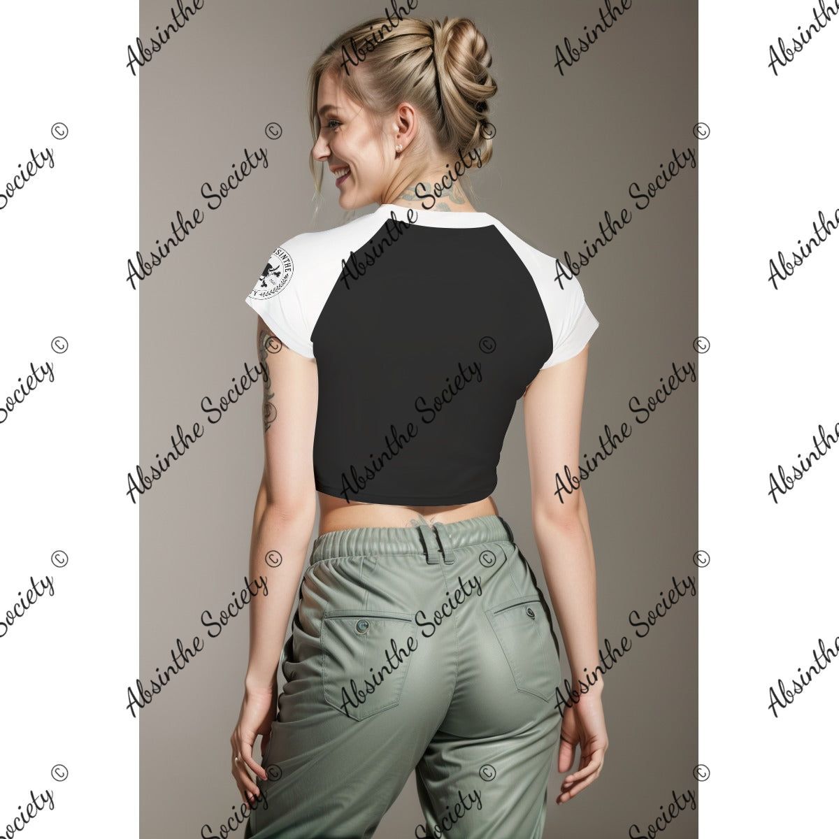 Good Girls Go To Heaven, Bad Girls Go Everywhere- Mae West - Cropped T-shirt