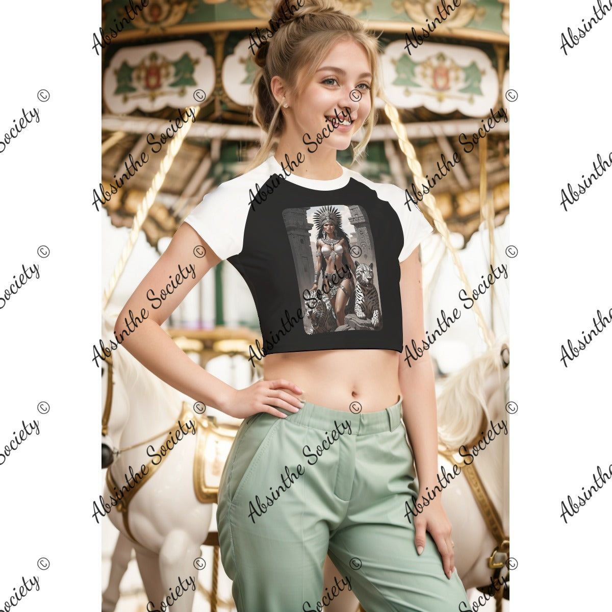 Obsidian Queen - Cropped T-shirt