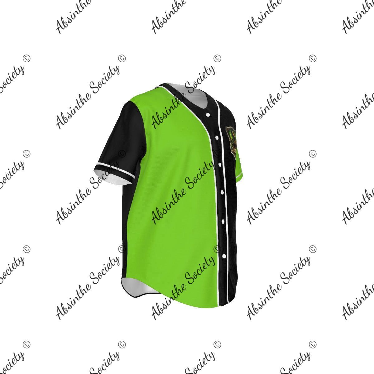 Absinthe Society - Green Fairy - Baseball Jersey