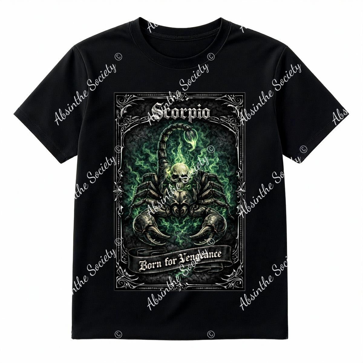 Scorpio - Born for Vengeance T-Shirt Printed in USA