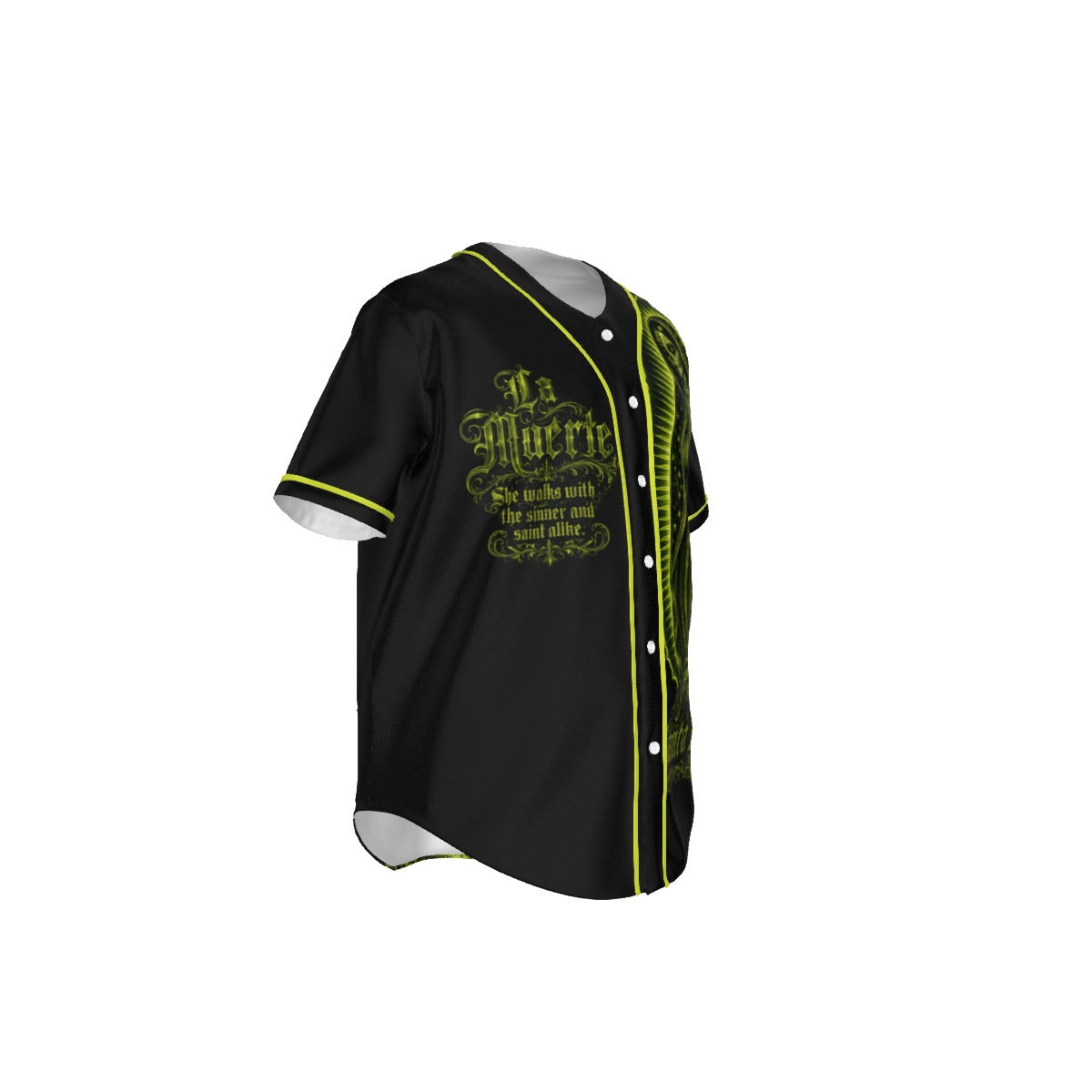 La Muerte |Baseball Jersey | Dark Chicano Gothic Streetwear