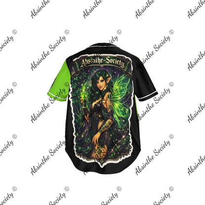 Absinthe Society - Green Fairy - Baseball Jersey