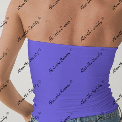 Absinthe Society Logo | Double-Layer Strapless Top | Dark Chicana Streetwear