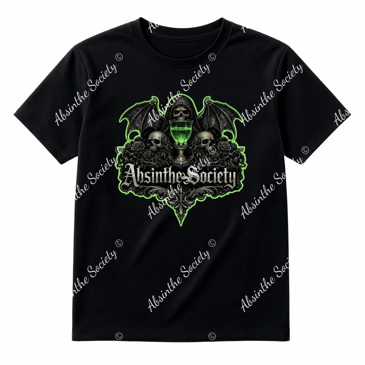 Death by Absinthe Society — Absinthe Green Collector Edition T-Shirt
