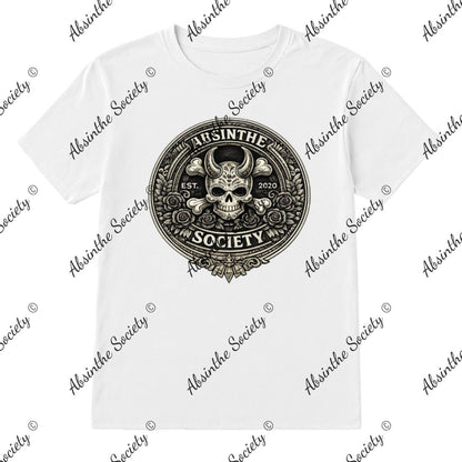 Absinthe Society - Grayscale Logo T-Shirt Printed in USA