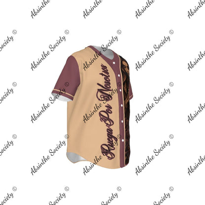 Ruega Por Nosotros Baseball Jersey | Absinthe Society 002