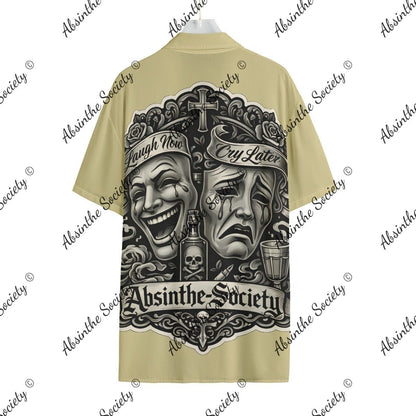Laugh Now Cry Later - Absinthe Society - Rayon Shirt