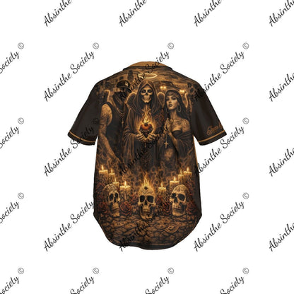 Los Santos Baseball Jersey | Dark Chicano Streetwear