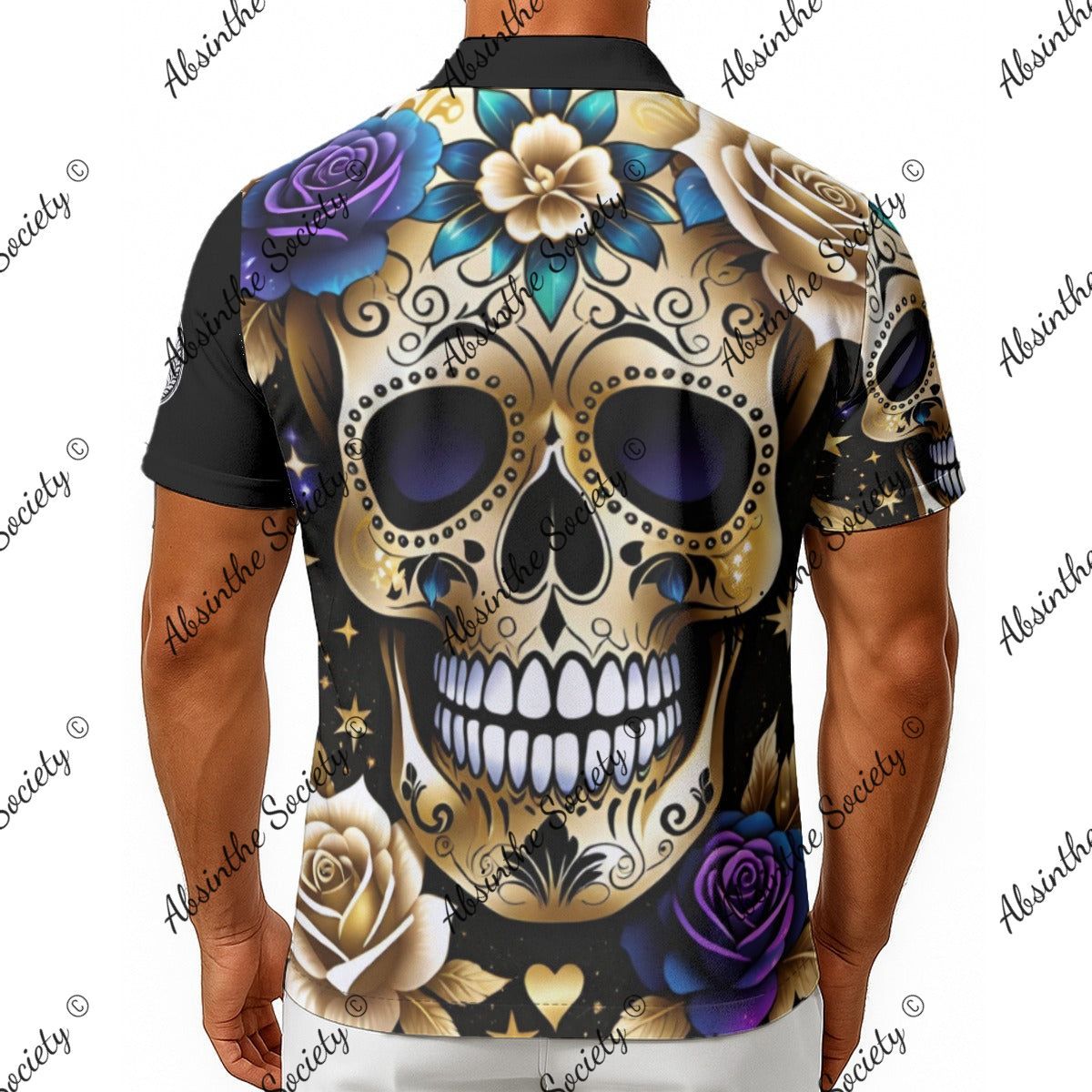 Lush Skull Garden Hawaiian Shirt - Gothic Tropical