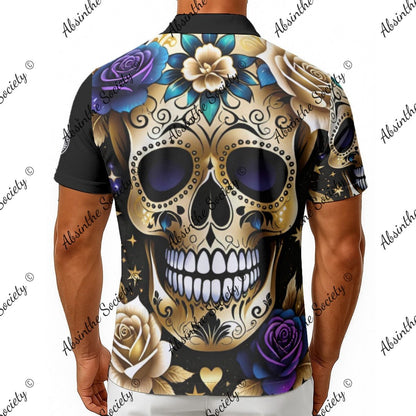 Lush Skull Garden Hawaiian Shirt - Gothic Tropical