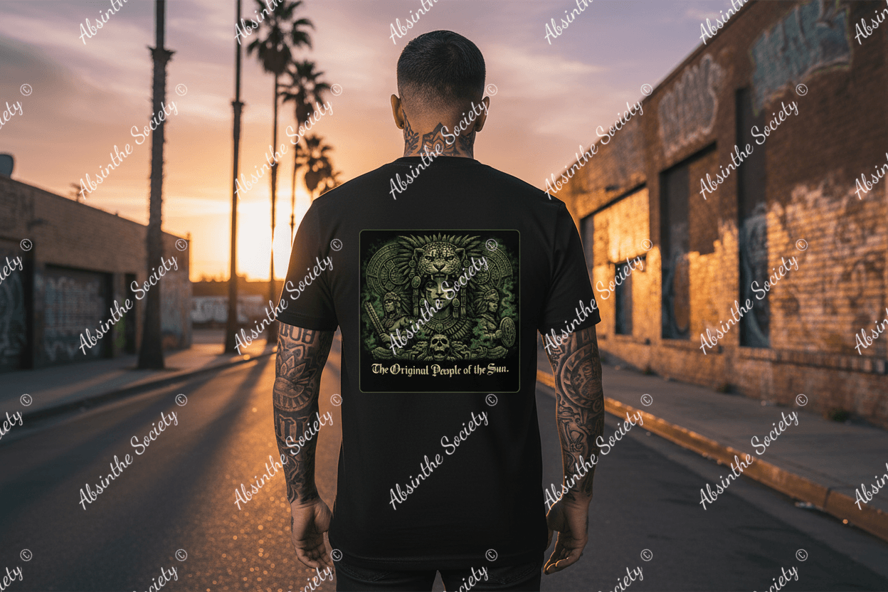 The Original People | Unisex Heavyweight T-Shirt |Cotton | Printed in USA | Absinthe Society