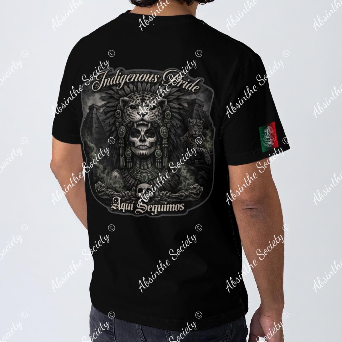 Indigenous Pride — Jaguar Queen T-Shirt | 190GSM Cotton | Absinthe Society