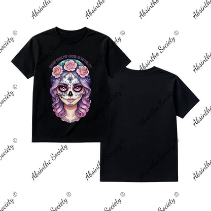 Never Wait for Death to be Reborn Printed in USA Black