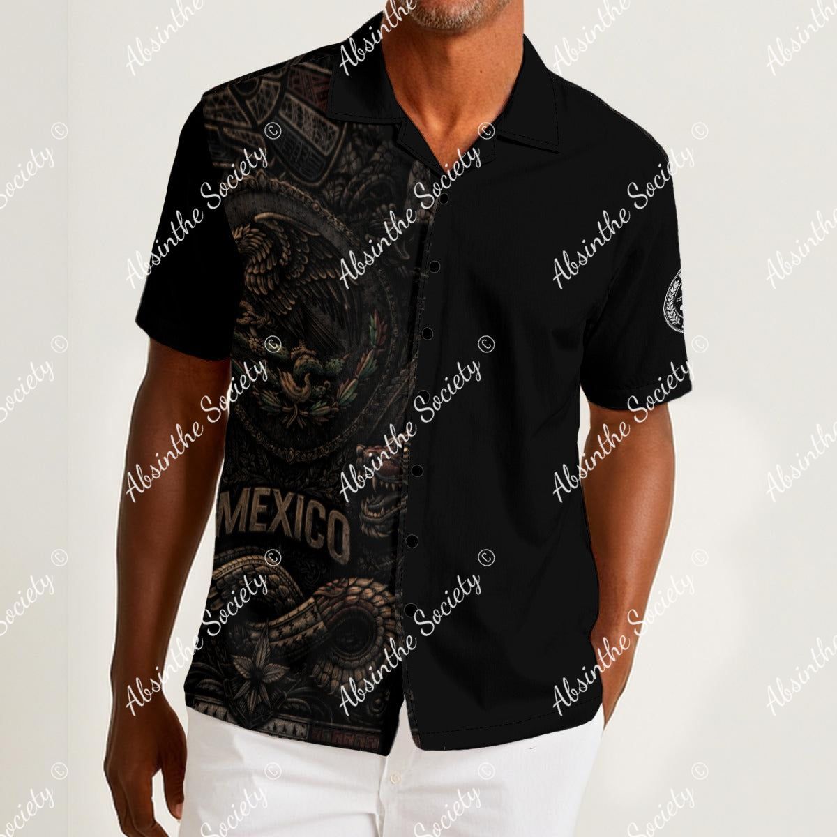 Mexico - Hawaiian Shirt -Mexican Pride Button Up