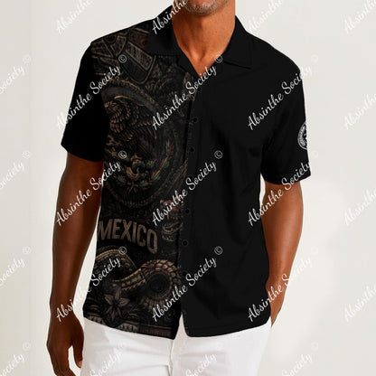 Mexico - Hawaiian Shirt -Mexican Pride Button Up