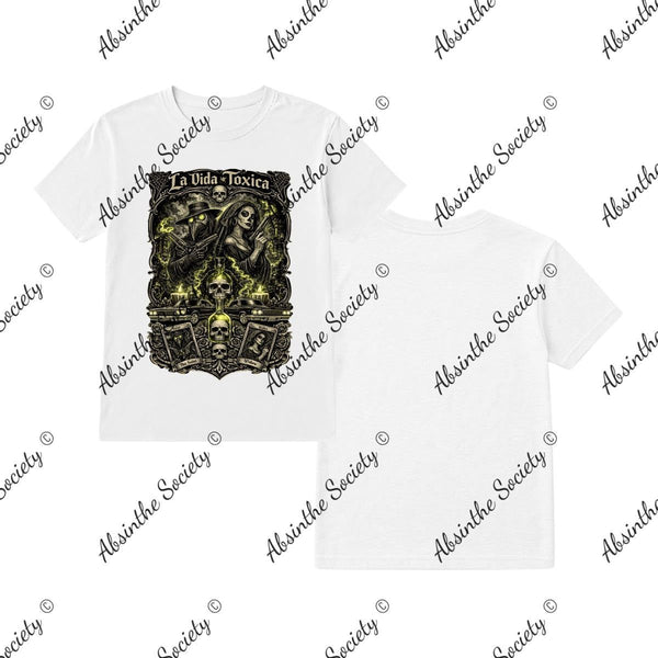 La Vida Toxica - Collector's Edition T-Shirt Printed in USA White