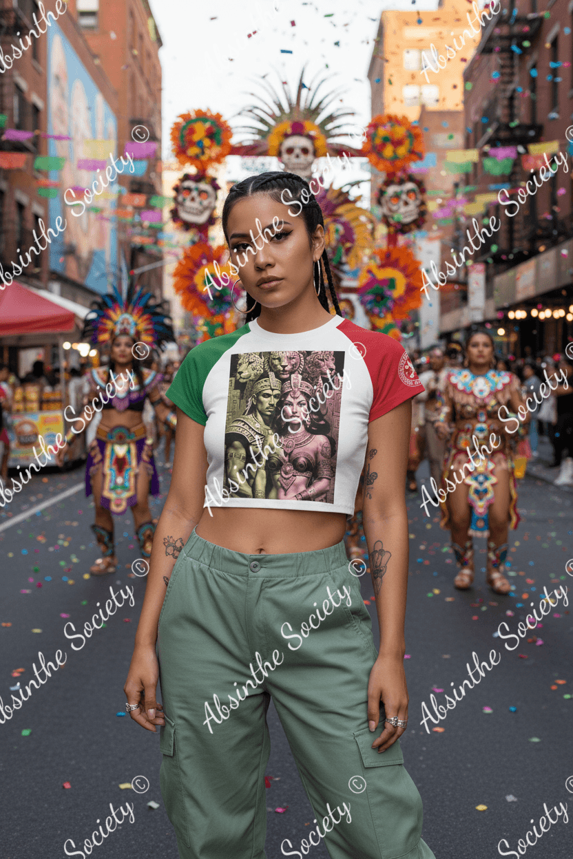 Bandera Cultura - Cropped T-shirt White