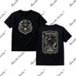 La Vida Toxica- La Pareja Grayscale- Double Side T-Shirt Printed in USA Black