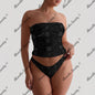 Enchanted Abyss - Strapless Tube Top Set White